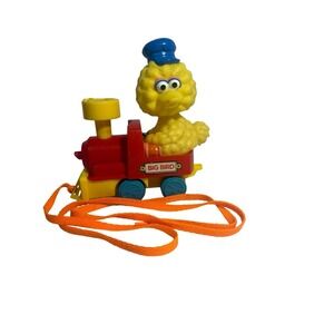 Vintage 1994‎ Preschool Tyco Sesame Street Big Bird's Wind Up Train